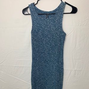 Blue/grey tight fitted dress